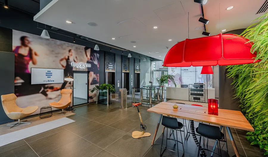 Iroda myhive Haller Gardens